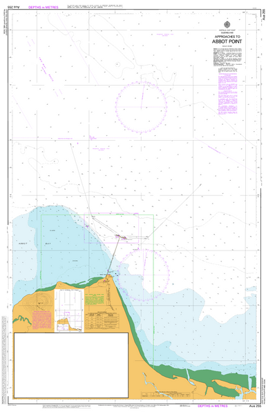 AUS 255 - Approaches to Abbot Point Nautical Chart