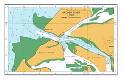 AUS 302 - Archer River to Nassau River Nautical Chart