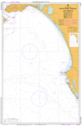 AUS 347 - Backstairs Passage to Cape Martin Nautical Chart