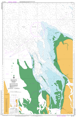AUS 45 - Approaches to Derby Nautical Chart