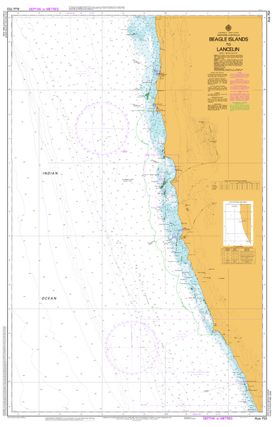 AUS 753 - Beagle Islands to Lancelin Nautical Chart