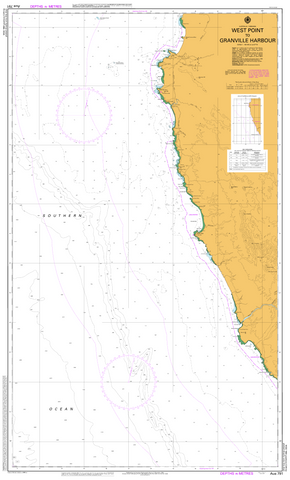 AUS 791 - West Point to Granville Harbour Nautical Chart
