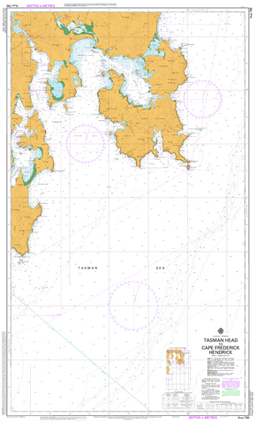 AUS 796 - Tasman Head to Cape Frederick Hendrick Nautical Chart