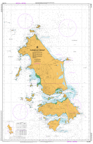 AUS 800 - Furneaux Group Nautical Chart
