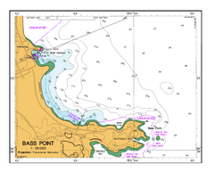 AUS 808 - Jervis Bay to Port Jackson Nautical Chart