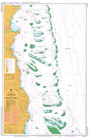 AUS 831 - Low Islets to Cape Flattery Nautical Chart