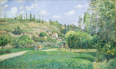 A Cowherd at Valhermeil, Auvers-sur-Oise (1874) by Camille Pissarro