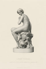 A nymph surprised (1886) by Edgar George Papworth
