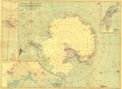Antarctic Regions - Published 1932 by National Geographic