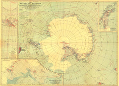 Antarctic Regions - Published 1932 by National Geographic