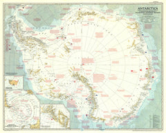 Antarctica - Published 1957 by National Geographic
