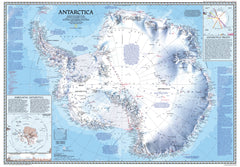 Antarctica 1987 Wall Map – National Geographic | Mapworld