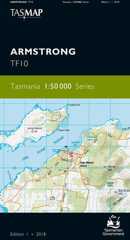 Armstrong 1:50,000 Topographic Map – Tasmania