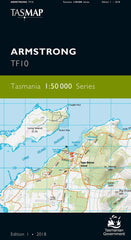 Armstrong 1:50,000 Topographic Map – Tasmania