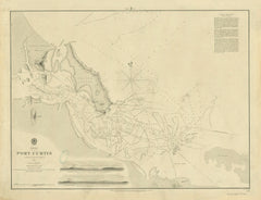 Australia - East Coast Port Curtis (1848) — vintage historical map reproduction