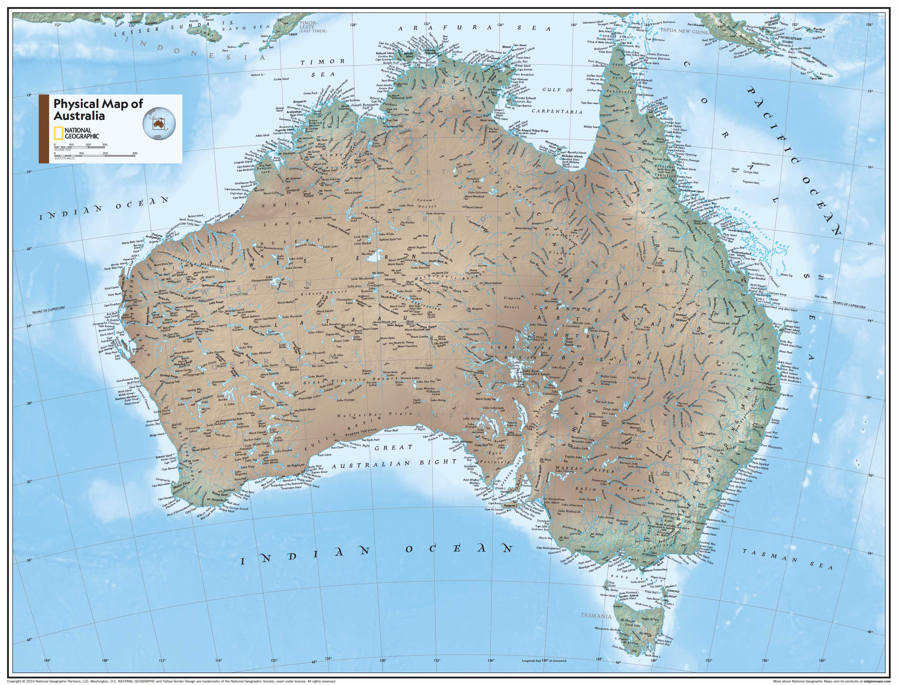 Australia Country Map Australia Detailed Blue Country Map Cities