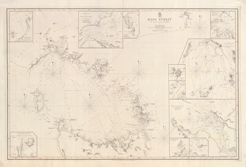 Australia — Bass Strait (1843) — HMS Beagle Survey