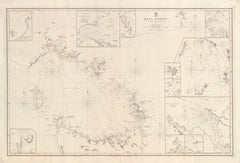 Australia — Bass Strait (1843) — HMS Beagle Survey — vintage historical map reproduction
