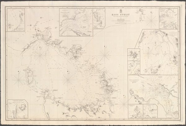 Australia — Bass Strait (1843) — HMS Beagle Survey