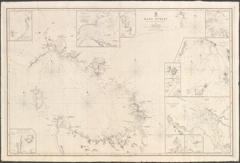 Australia — Bass Strait (1843) — HMS Beagle Survey