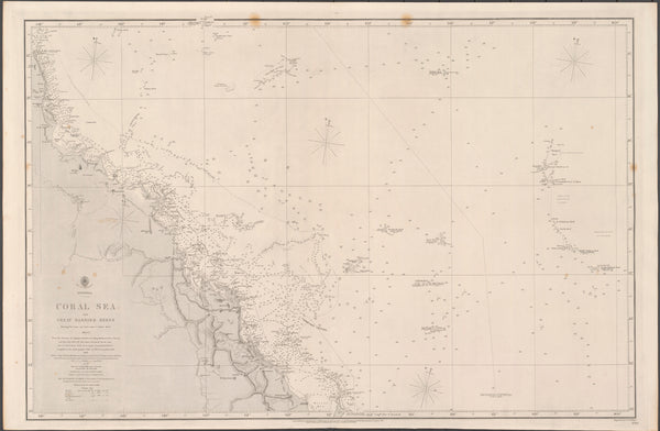 Australia — Coral Sea & Great Barrier Reefs to Torres Strait (1861)