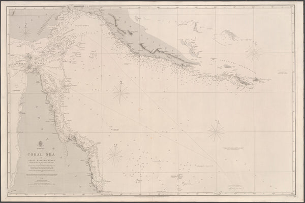 Australia — Coral Sea & Great Barrier Reefs to Torres Strait (Sheet II, 1860)
