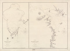 Australia - East Coast - Jervis Bay & Batemans Bay (1851–1853) wall map | Mapworld