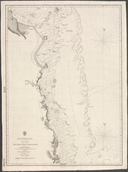 Australia — East Coast, Cape Tribulation to Cape Flattery & the Barrier Reefs (1843–48)