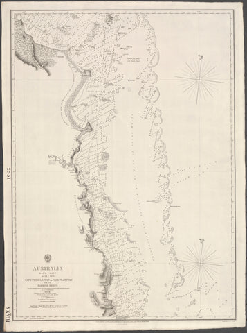 Australia — East Coast, Cape Tribulation to Cape Flattery & the Barrier Reefs (1843–48)
