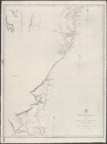 Australia — East Coast, Jervis Bay to Broken Bay (1851–1852)