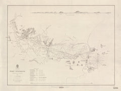 Australia — East Coast, Port Stephens (1845) — vintage historical map reproduction