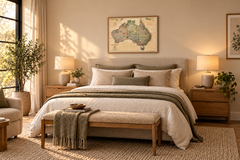 Australia Executive Antique Style National Geographic 770 x 689mm Wall Map