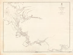 Australia — N.W. Coast, Victoria River (1839) — vintage historical map reproduction