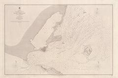 Australia — South Coast, Entrance to Port Phillip (1859–60) — vintage historical map reproduction