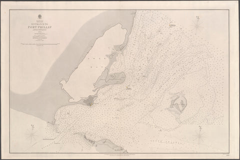 Australia — South Coast, Entrance to Port Phillip (1859–60)