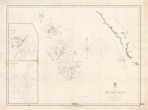 Australia — West Coast, the Houtman Rocks (1840)
