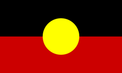 Australian Aboriginal Flag 1800 x 900mm