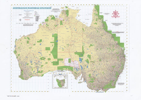 Map of Australia with political divisions on a white background