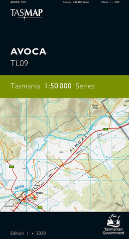 Avoca 1:50,000 Topographic Map – Tasmania