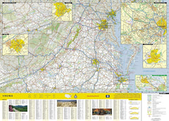 Virginia National Geographic Folded Map