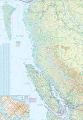 BC Coast & Alaska Inside Passage ITMB Map – detail view – ITM | Mapworld
