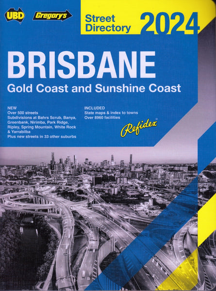 BrisbanStreet Directory UBD, Buy Street Directory Brisbane - Mapworld
