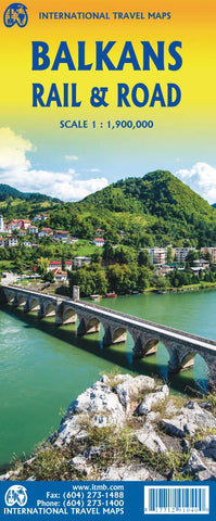 Balkans Rail & Road ITMB Map