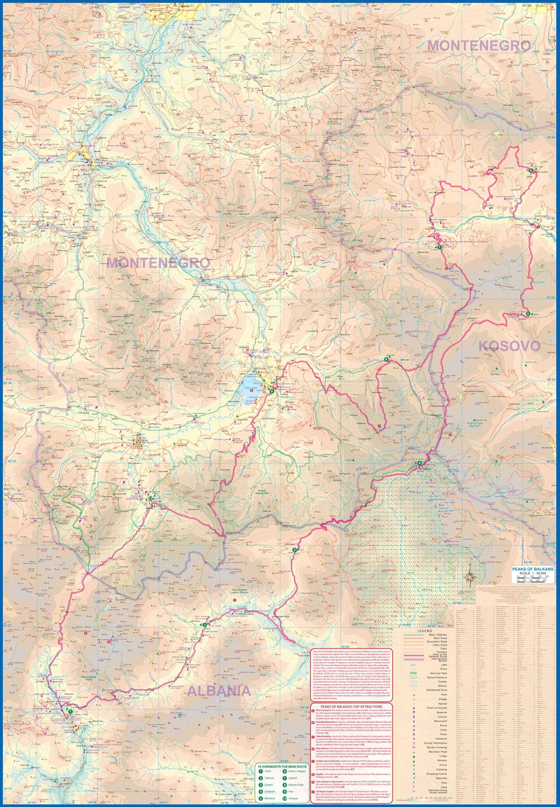 Itm Map Balkans Rail & Road Map – ITM | Mapworld