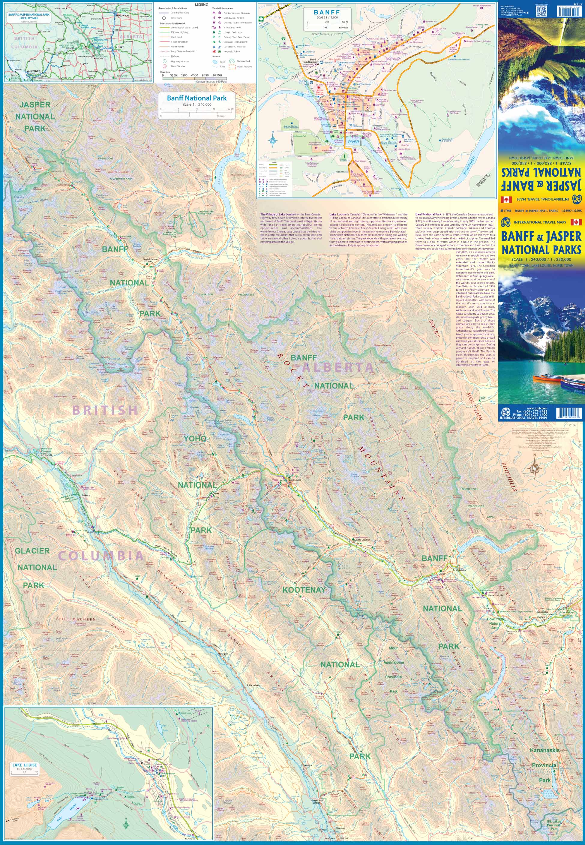 Banff Map.pdf Banff national park attractions map 60 photos - Morilly.com