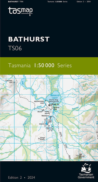 Bathurst 1:50,000 Topographic Map – Tasmania
