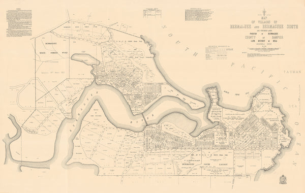 Bermagui Historic Wall Map (1957) | Mapworld