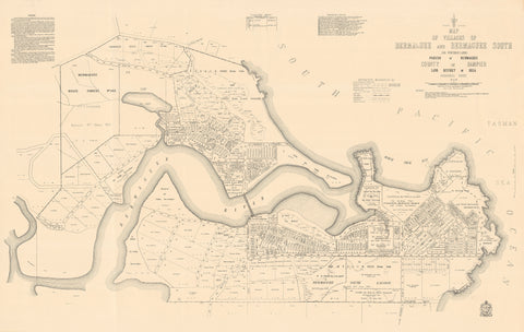 Bermagui Historic Wall Map (1957) | Mapworld