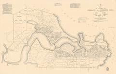 Bermagui Historic Wall Map (1957) | Mapworld