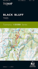 Black Bluff 1:50,000 Topographic Map – Tasmania